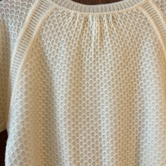 VINTAGE Cream Knit Pullover Sweater Dayne Taylor - L - Granny Sweater - Picture 4 of 9